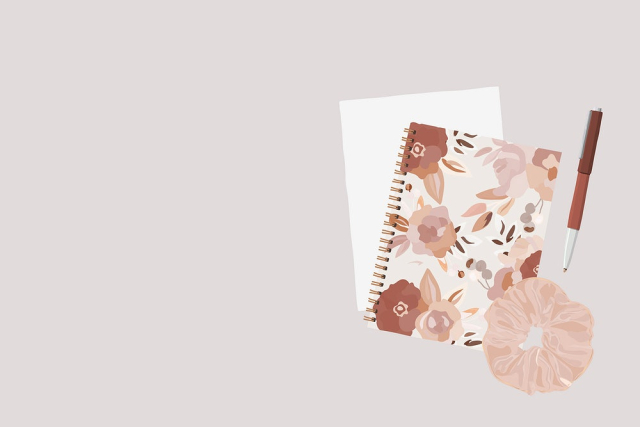 Cute diary background, stationery border | Free Vector Illustration - rawpixel