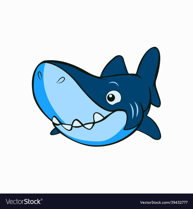 cute little shark animal