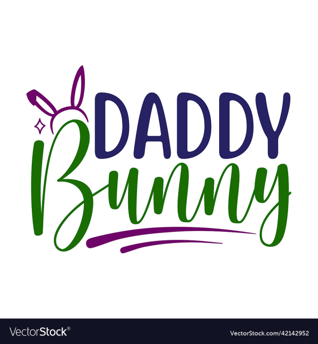 daddy bunny silhouette bunny