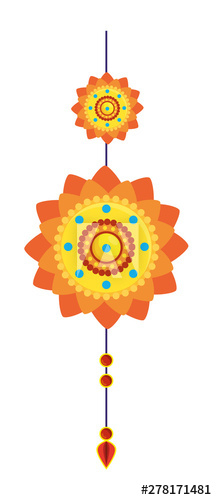 decorative mandala hanging ethnic boho style