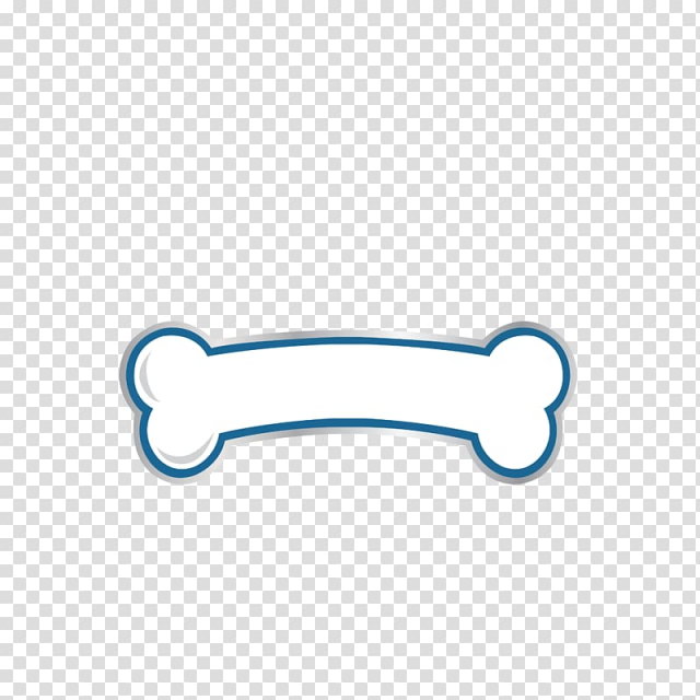 Dog Puppy Birthday Party Bone, patrol, white and blue bone transparent background PNG clipart
