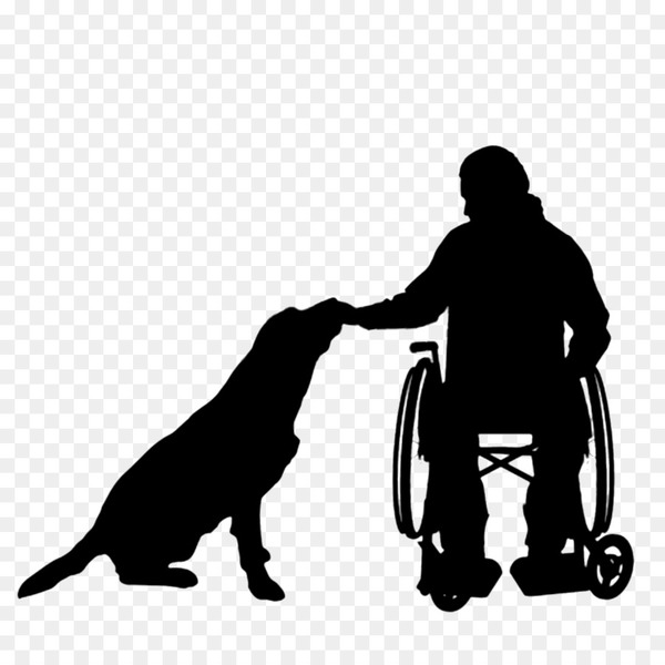 Dog Wheelchair Silhouette Disability - Dog