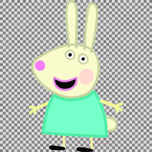 Free: Download peppa pig friends png clipart Daddy Pig Miss Rabbit ...