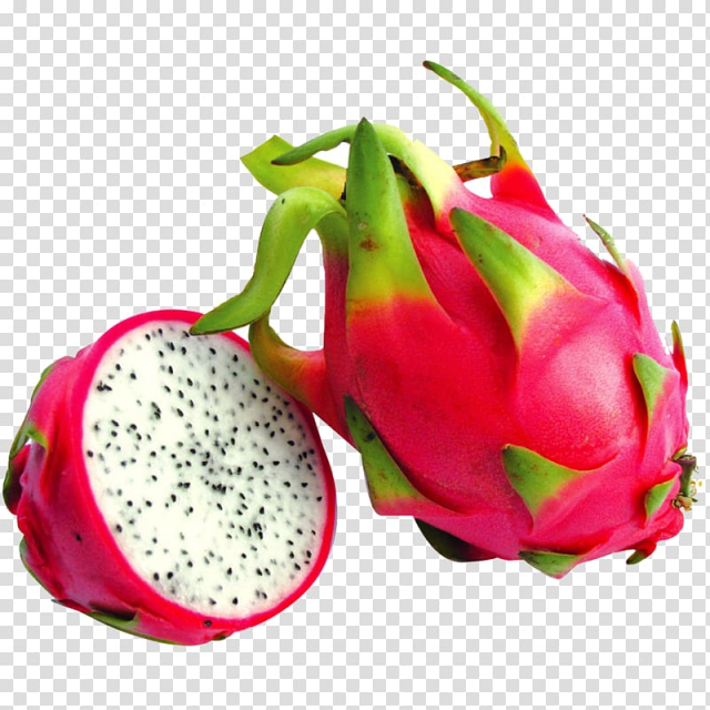 Dragon fruit, Pitaya Tropical fruit Food Eating, Sweet dragon fruit transparent background PNG clipart