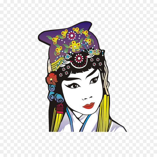 Drama Symbol Chinese opera - Peking Opera characters