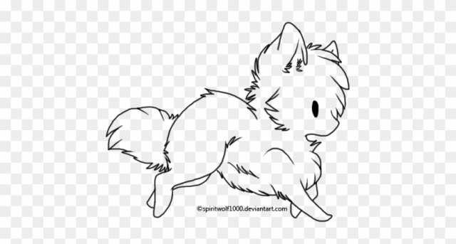 Drawn Animal Chibi - Cute Chibi Wolf Drawings
