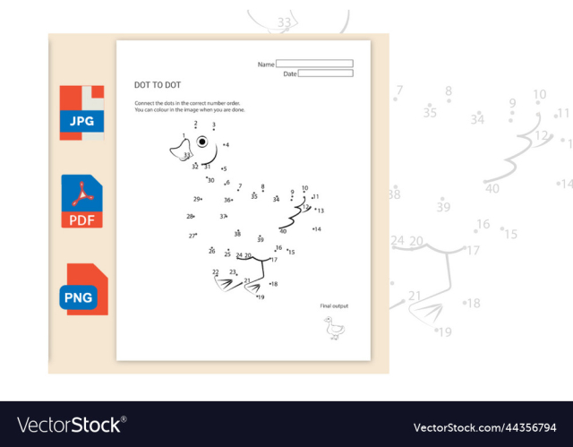 duck dot to dot game