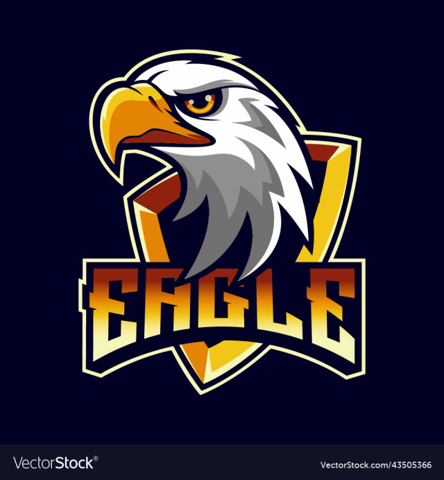 eagle mascot logo