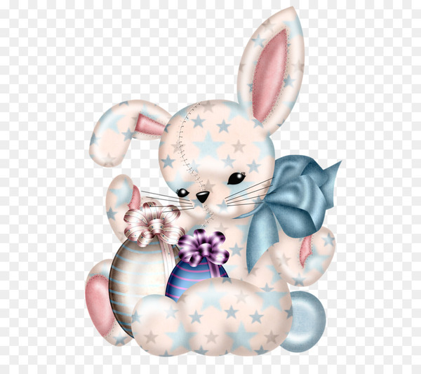 Easter Bunny Rabbit Illustration - Cute bunny