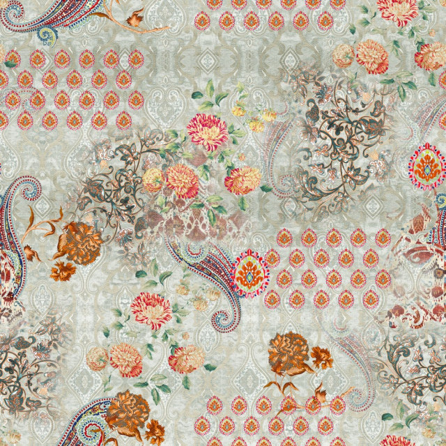 Elegant Floral Paisley Pattern