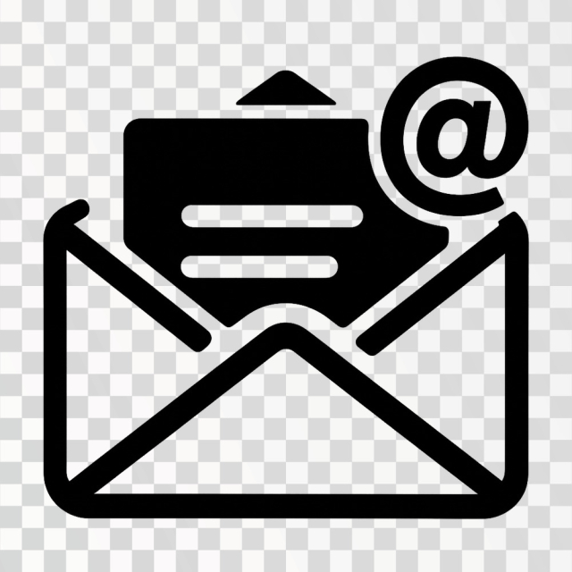 Email Icon Symbol for Digital Communication