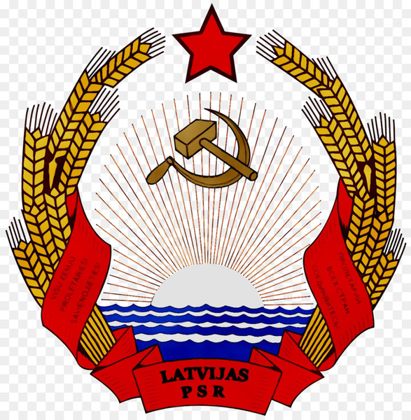 Emblem of the Latvian Soviet Socialist Republic Republics of the Soviet Union Coat of arms of Latvia -