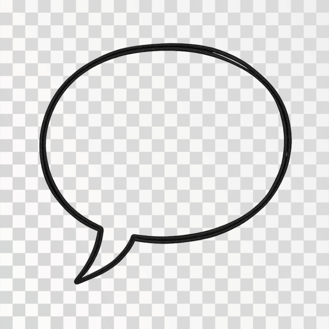 Empty Speech Bubble Icon