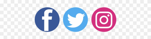 Facebook Twitter Instagram Icons Download - Instagram Facebook Twitter Logo Png