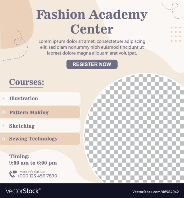 fashion academy template