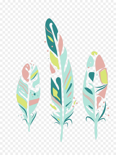 Feather Boho-chic Drawing Clip art - boho