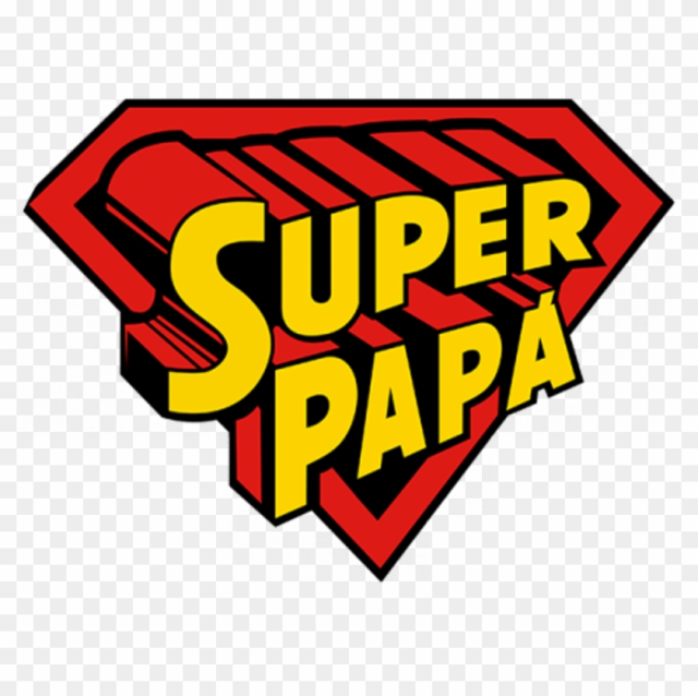 #feliz Día De Los Padres - Logo Super Papa
