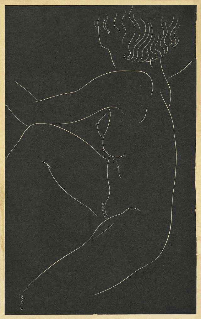 Female nude, seated. (1937) by Eric | Free Photo Illustration - rawpixel
