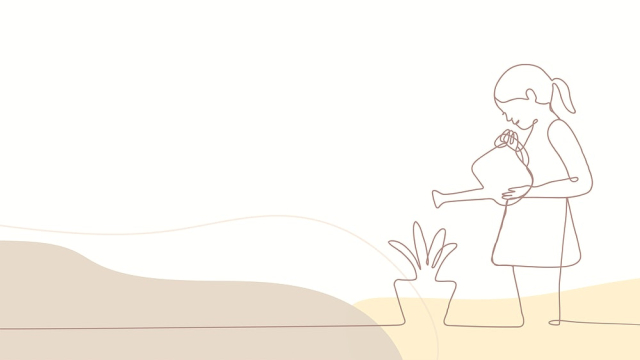 Feminine desktop wallpaper, beige simple | Free Vector - rawpixel