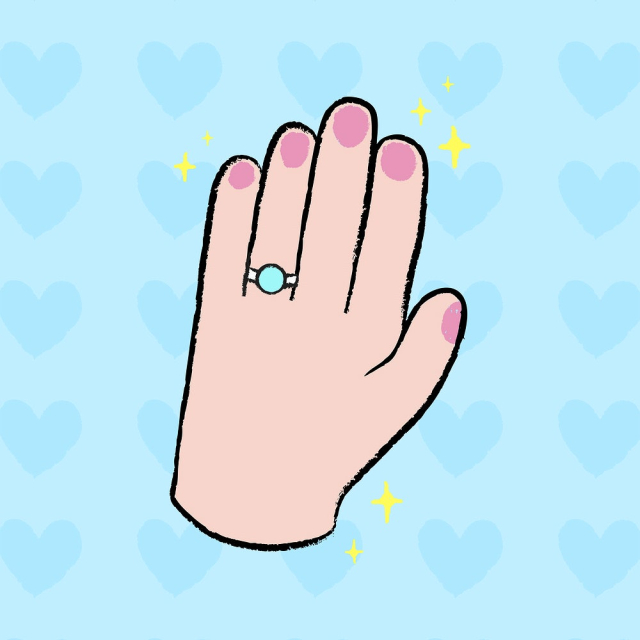 Feminine hand palm doodle, colorful | Free Vector Illustration - rawpixel