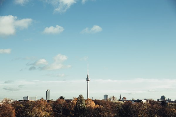 Fernsehturm Berlin From Distance