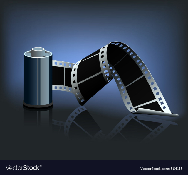 Film strip vector image