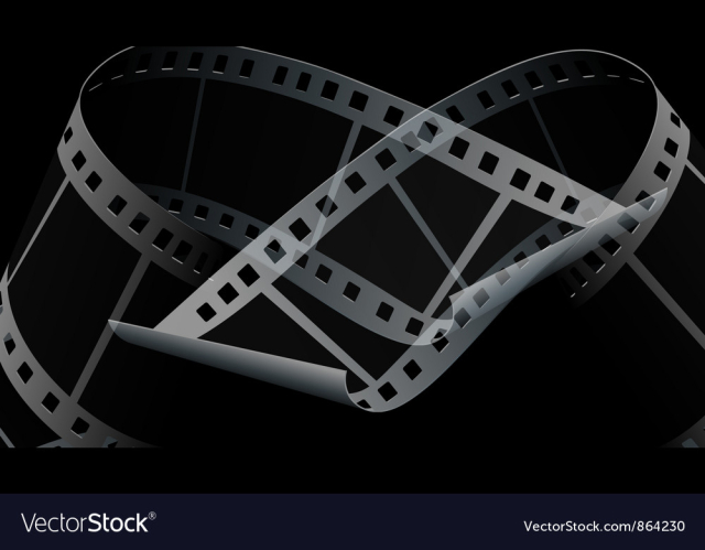 Film strip vector image