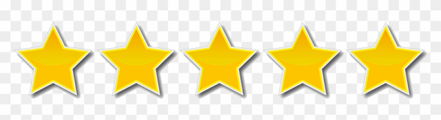 Five-stars - 5 Gold Stars Png