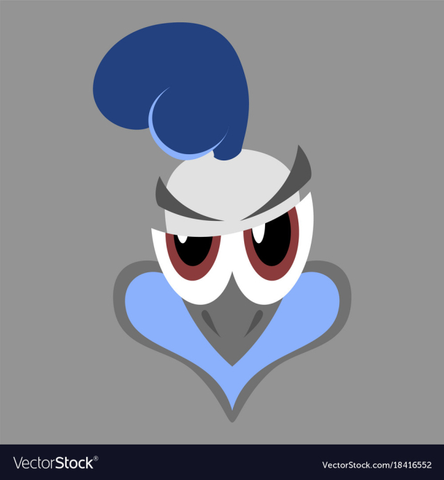 Flat icon on theme evil animal hen vector image