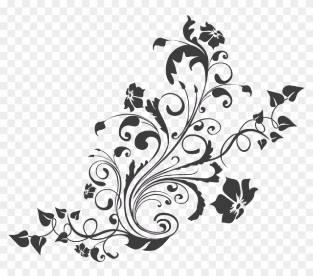Floral Pattern Png - Pretty Flower Design Shower Curtain