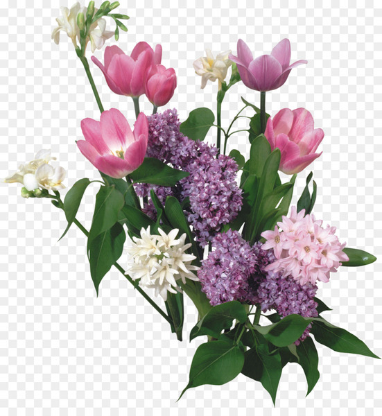 Flower bouquet Picture Frames - lilac flower