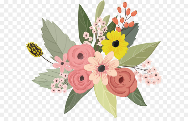 Flower Floral design - Watercolor flower vector