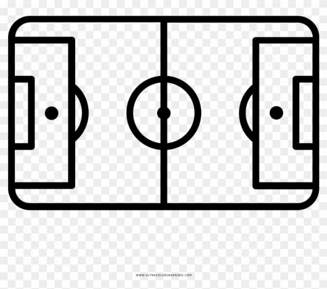 Free Football Field Coloring Page - Football Field Coloring Page Soccer Field Vector M2i8H7A0N4b1Z5N4
