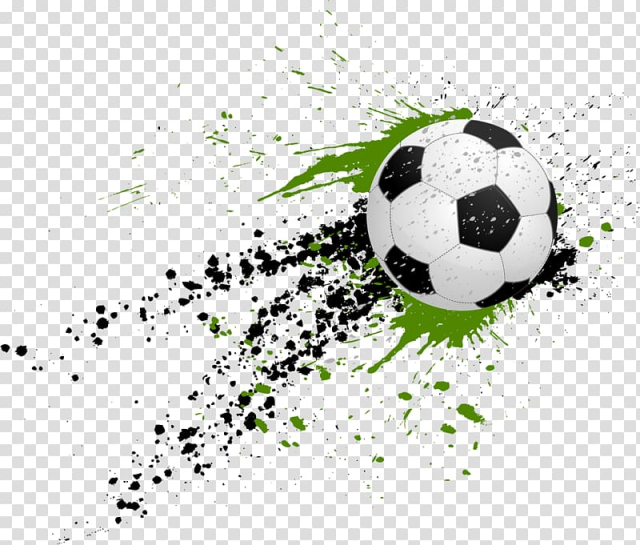 Football player Sports Mural, animation football transparent background PNG clipart