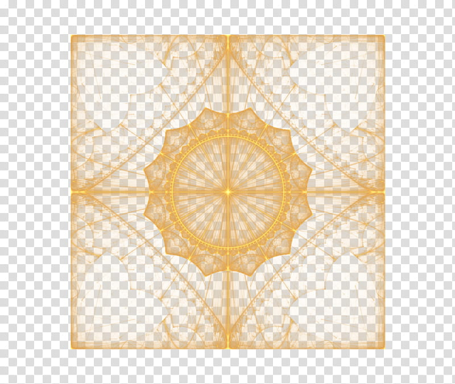 Free: Fractal , square yellow frame transparent background PNG clipart ...
