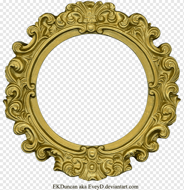 frame, Golden Round Frame, golden Frame, rectangle, circle Frame png