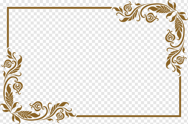 frame, Lovely old golden frame, brown leaves frame, love, frame, golden Frame png