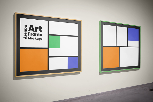 Free Art Gallery Frame Mockups