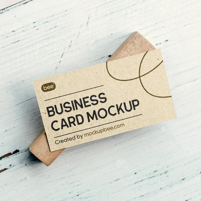 Free Eco Small Business Card Mockup