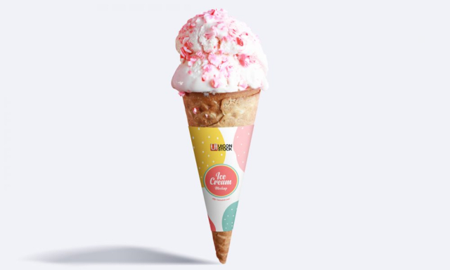 Free Ice Cream Mockup - A Graphic World