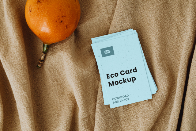 Free Lying Business Card Mockups