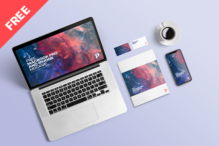Free MacBook Pro and iPhone Mockup free free macbook pro and iphone mockup p