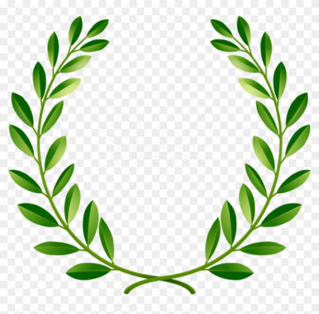 Free Png Download Green Laurel Leaves Clipart Png Photo - Green Laurel Wreath Png