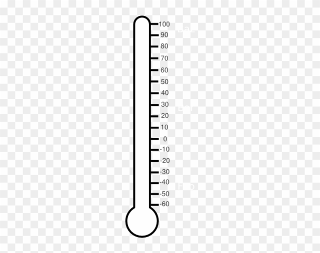 Free Printable Thermometer Blank Thermometer Clip Art - 0 Degrees Fahrenheit Thermometer