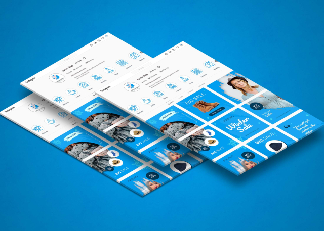Free PSD Download Website Mockup - Freebies Mockup