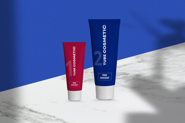 Free Tube Cosmetic Mockup