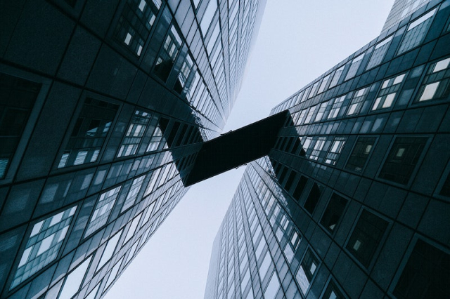Free two connected buildings image, | Free Photo - rawpixel