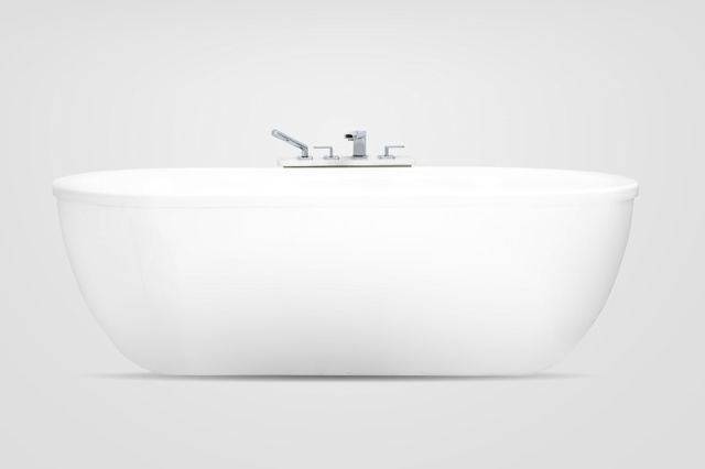 Freestanding modern bathtub mockup psd | Free PSD Mockup - rawpixel