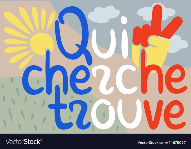french lettering those who seek will find