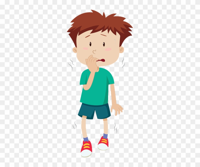 Frightened-boy - Scared Boy Cartoon